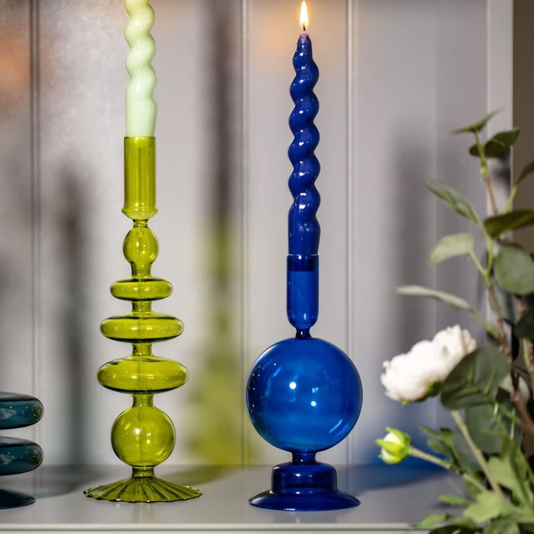 Spiral Taper Candle Set Navy, the best customized gift and gifts for her and for him from Inna Carton online shop Dubai, UAE!
