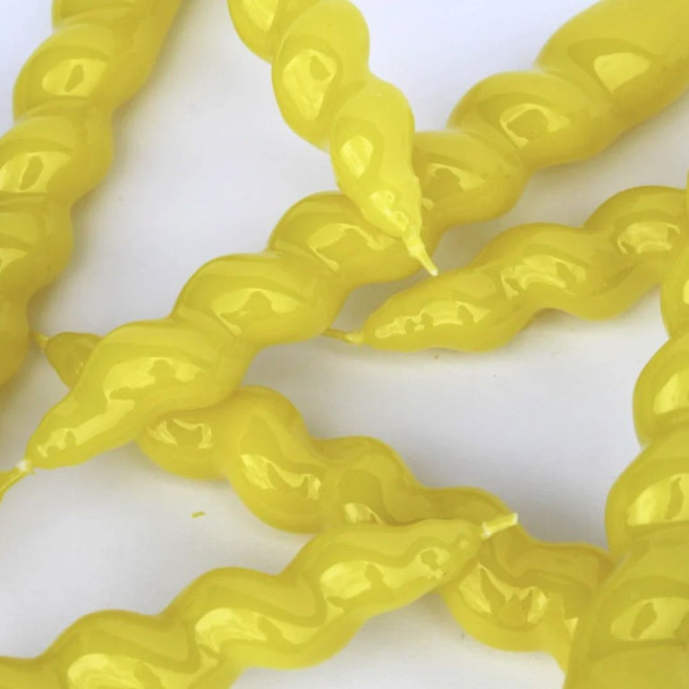 Spiral Taper Candle Set Yellow, the best customized gift and gifts for her and for him from Inna Carton online shop Dubai, UAE!
