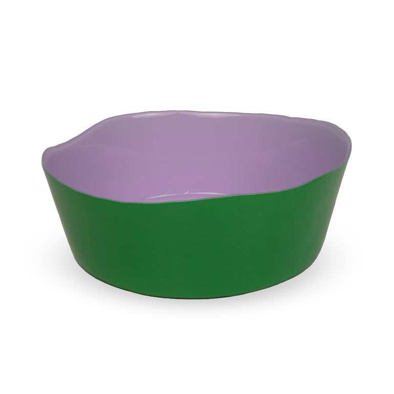 Splash Glass Serving Bowl Lilac & Green, the best customized gift and gifts for her and for him from Inna Carton online shop Dubai, UAE!
