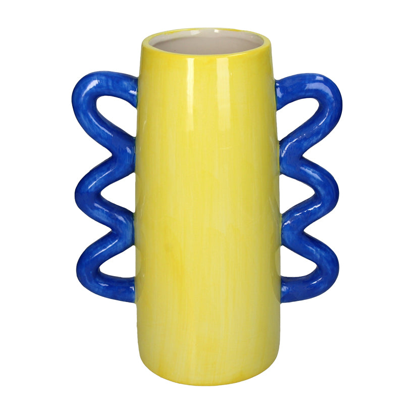 Squiggle Vase Yellow, the best customized gift and gifts for her and for him from Inna Carton online shop Dubai, UAE!