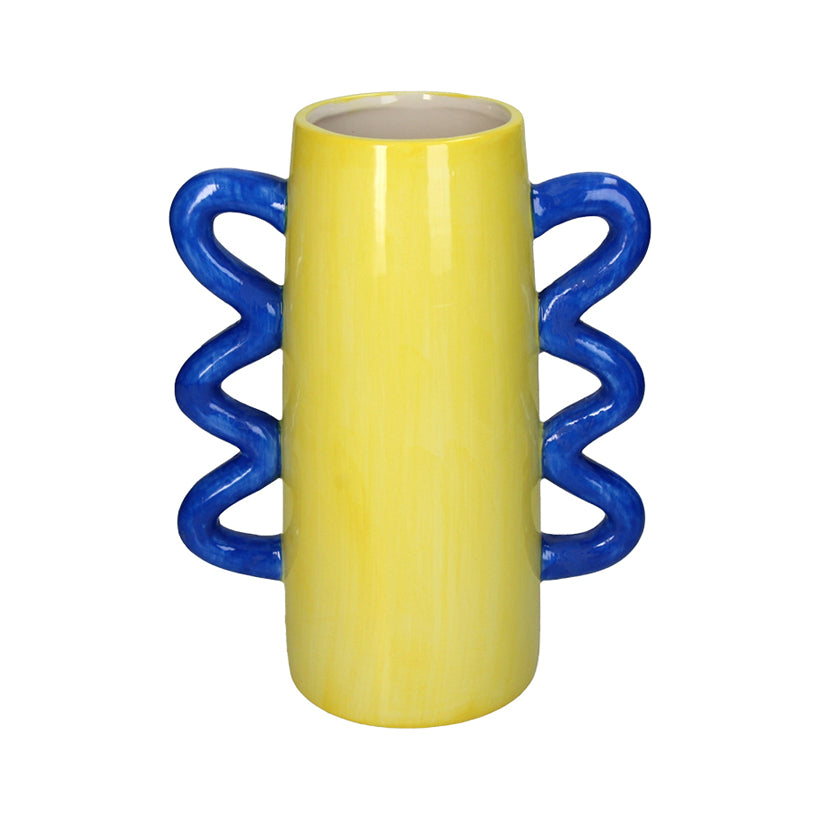 Squiggle Vase Yellow, the best customized gift and gifts for her and for him from Inna Carton online shop Dubai, UAE!
