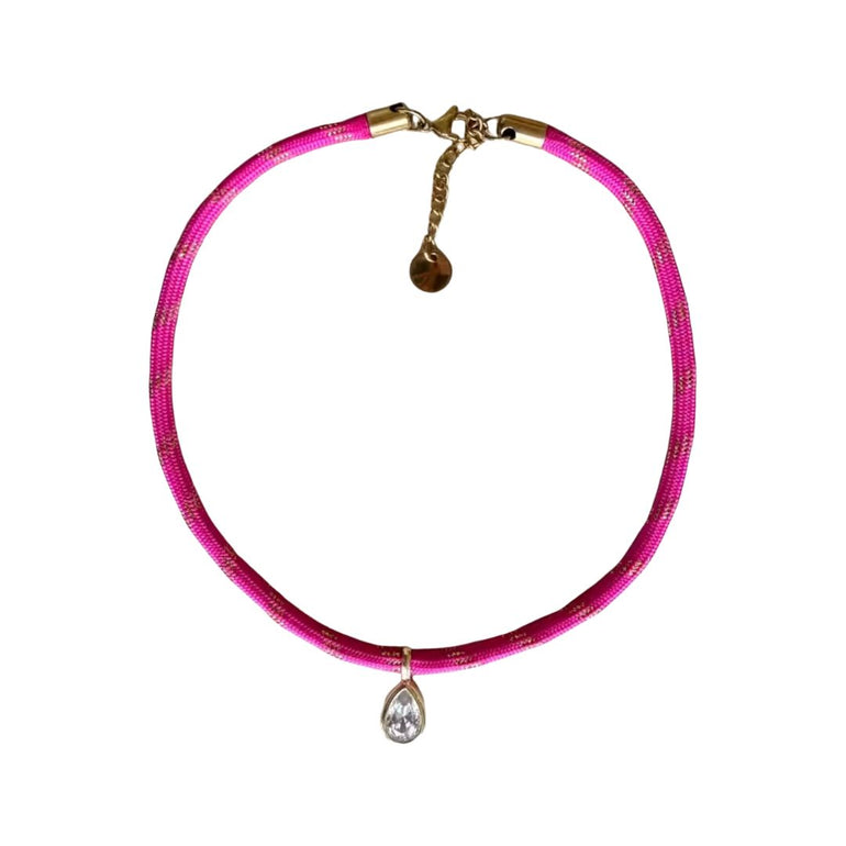 Stone Necklace Fuschia, the best customized gift and gifts for her and for him from Inna Carton online shop Dubai, UAE!
