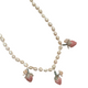 Strawberry Baroque Necklace Pink, the best customized gift and gifts for her and for him from Inna Carton online shop Dubai, UAE!