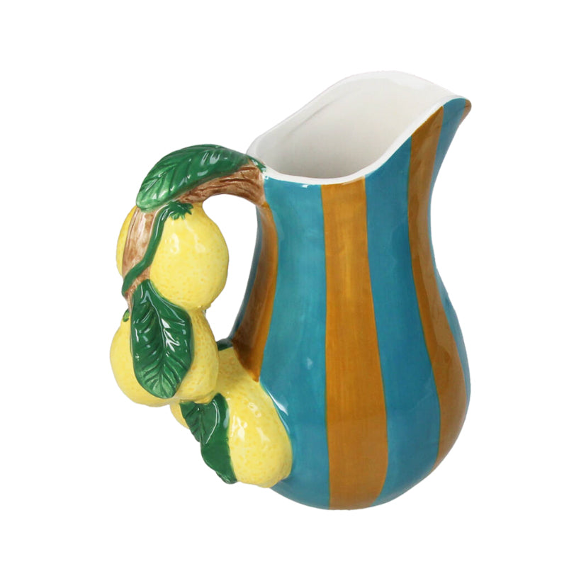 Striped Lemon Jug Vase, the best customized gift and gifts for her and for him from Inna Carton online shop Dubai, UAE!