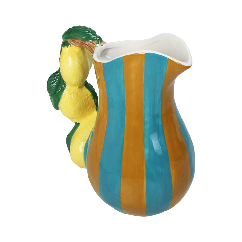 Striped Lemon Jug Vase, the best customized gift and gifts for her and for him from Inna Carton online shop Dubai, UAE!