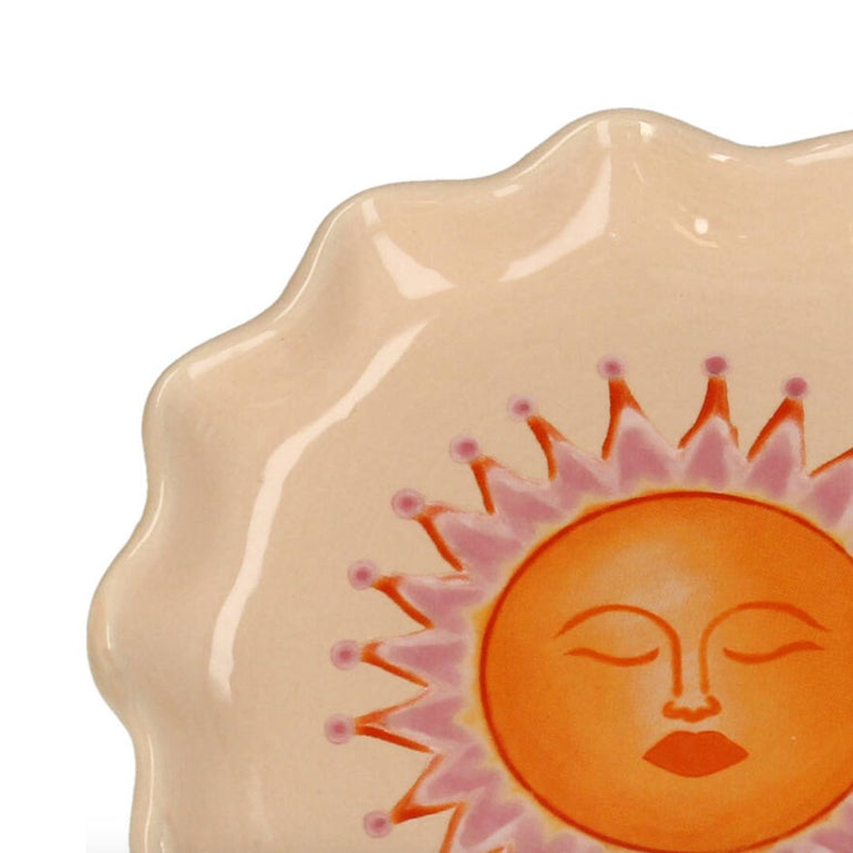 Sun Muse Ceramic Trinket Plate, the best customized gift and gifts for her and for him from Inna Carton online shop Dubai, UAE!
