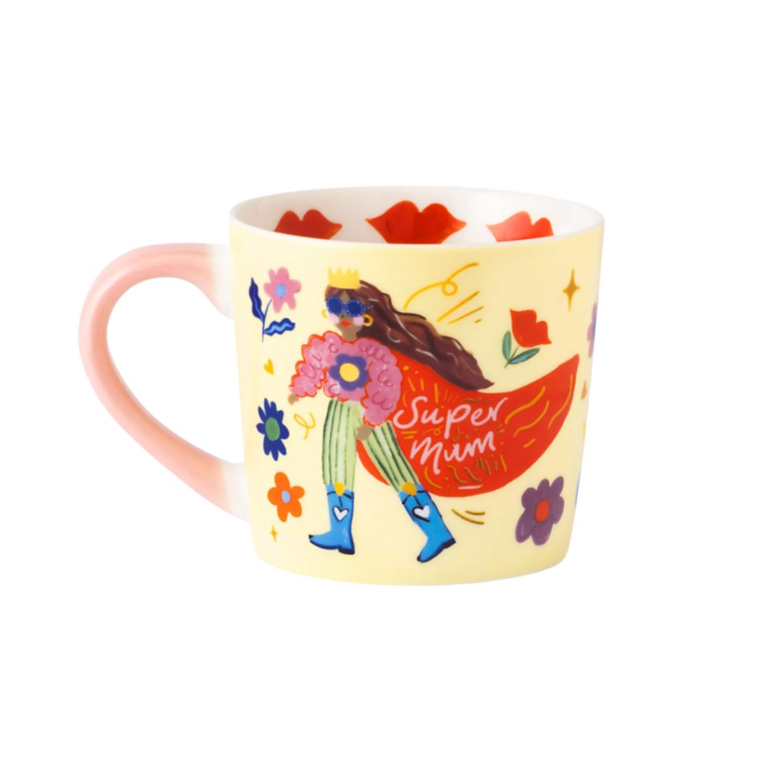 Super Mum Porcelain Mug, the best customized gift and gifts for her and for him from Inna Carton online shop Dubai, UAE!
