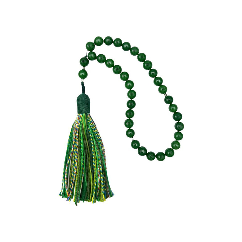 Tasbeeh Semi Precious 33 Beads | Green Jade, the best customized gift and gifts for her and for him from Inna Carton online shop Dubai, UAE!
