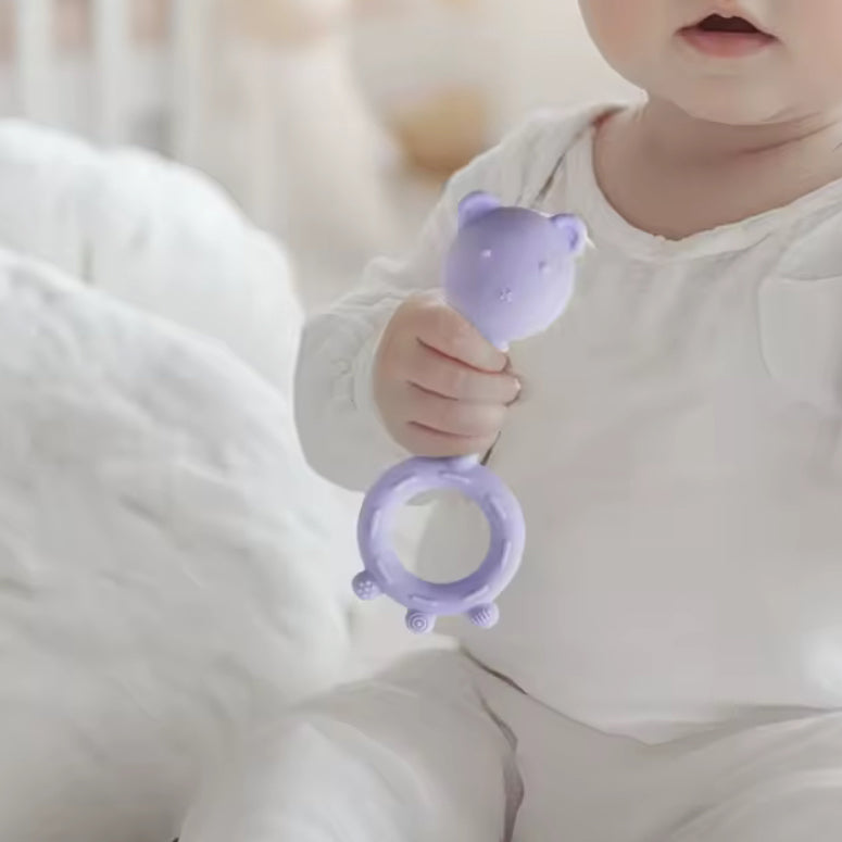 Teddy Hand Grip Teether Rattle new born baby, the best customized gift and gifts for her and for him from Inna Carton online shop Dubai, UAE!