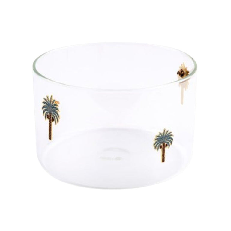 The Palm Glass Bowl | Medium, the best customized gift and gifts for her and for him from Inna Carton online shop Dubai, UAE!

