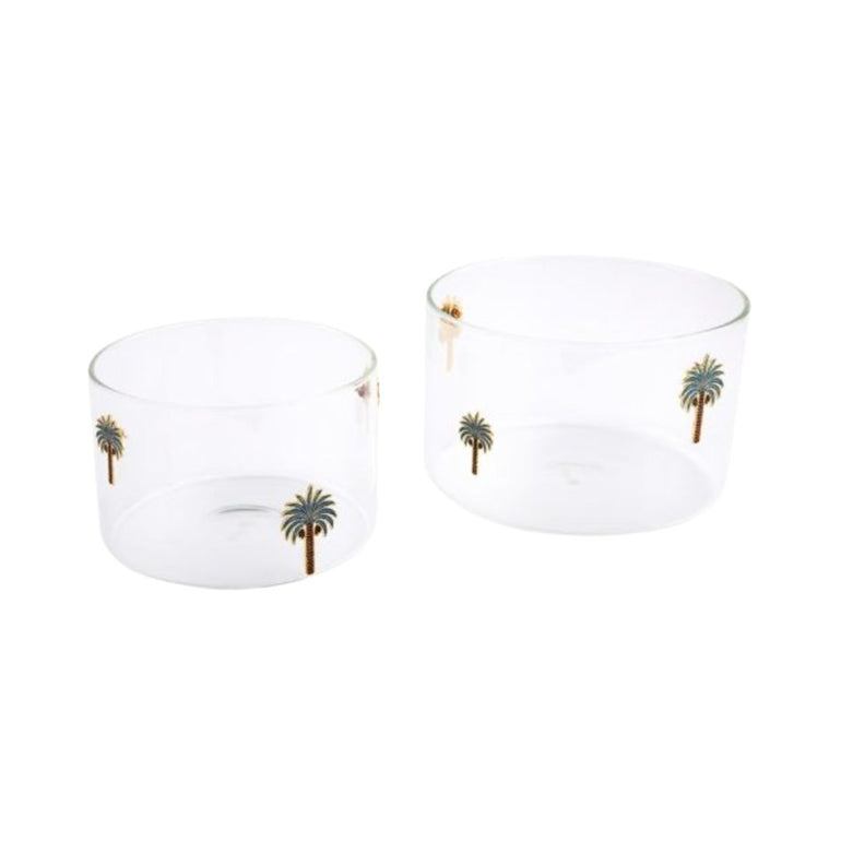 The Palm Glass Bowl | Medium, the best customized gift and gifts for her and for him from Inna Carton online shop Dubai, UAE!
