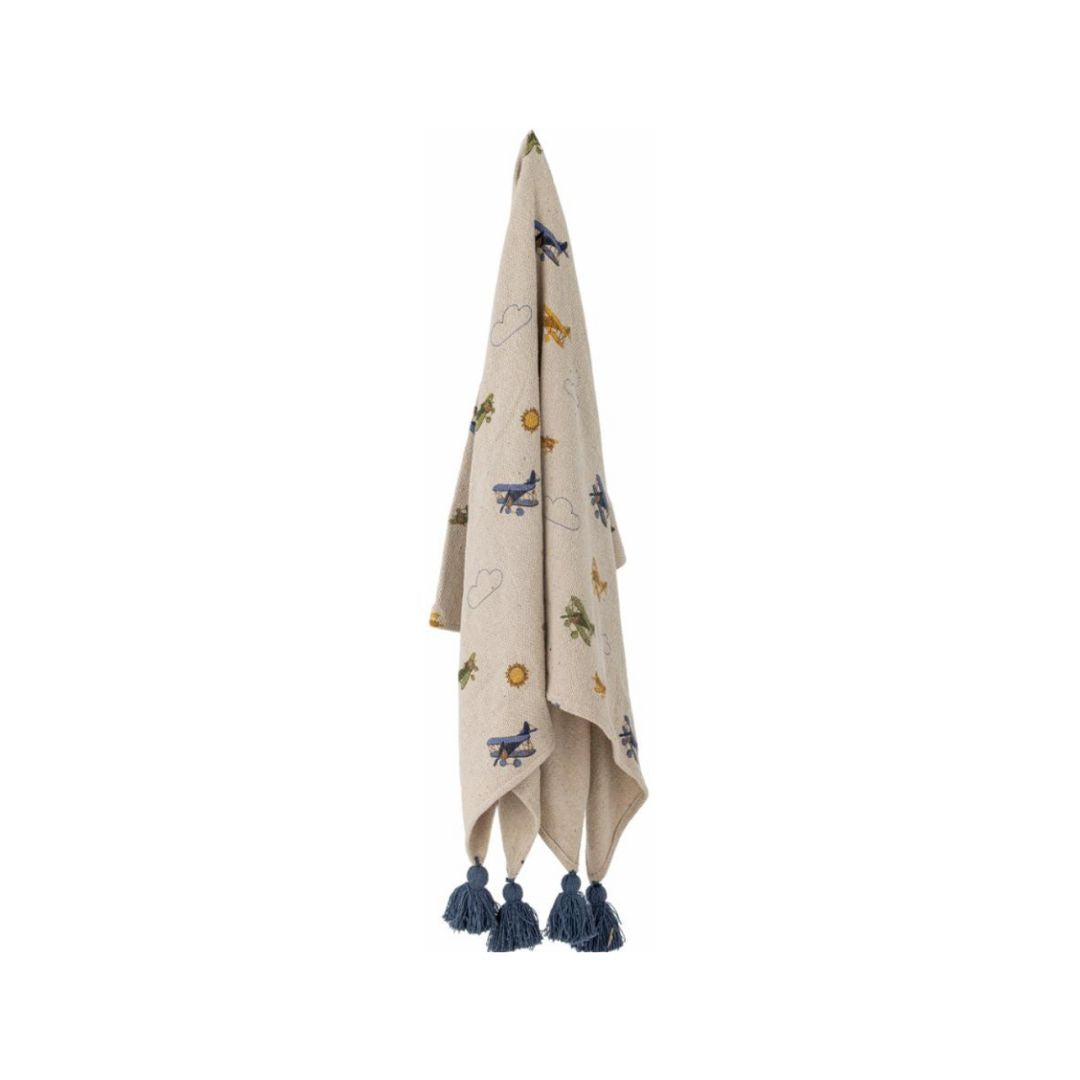The Plane Cotton Throw, the best customized gift and gifts for her and for him from Inna Carton online shop Dubai, UAE!