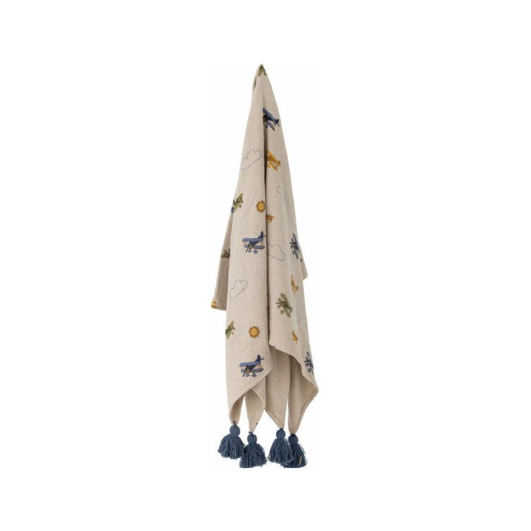 The Plane Cotton Throw, the best customized gift and gifts for her and for him from Inna Carton online shop Dubai, UAE!