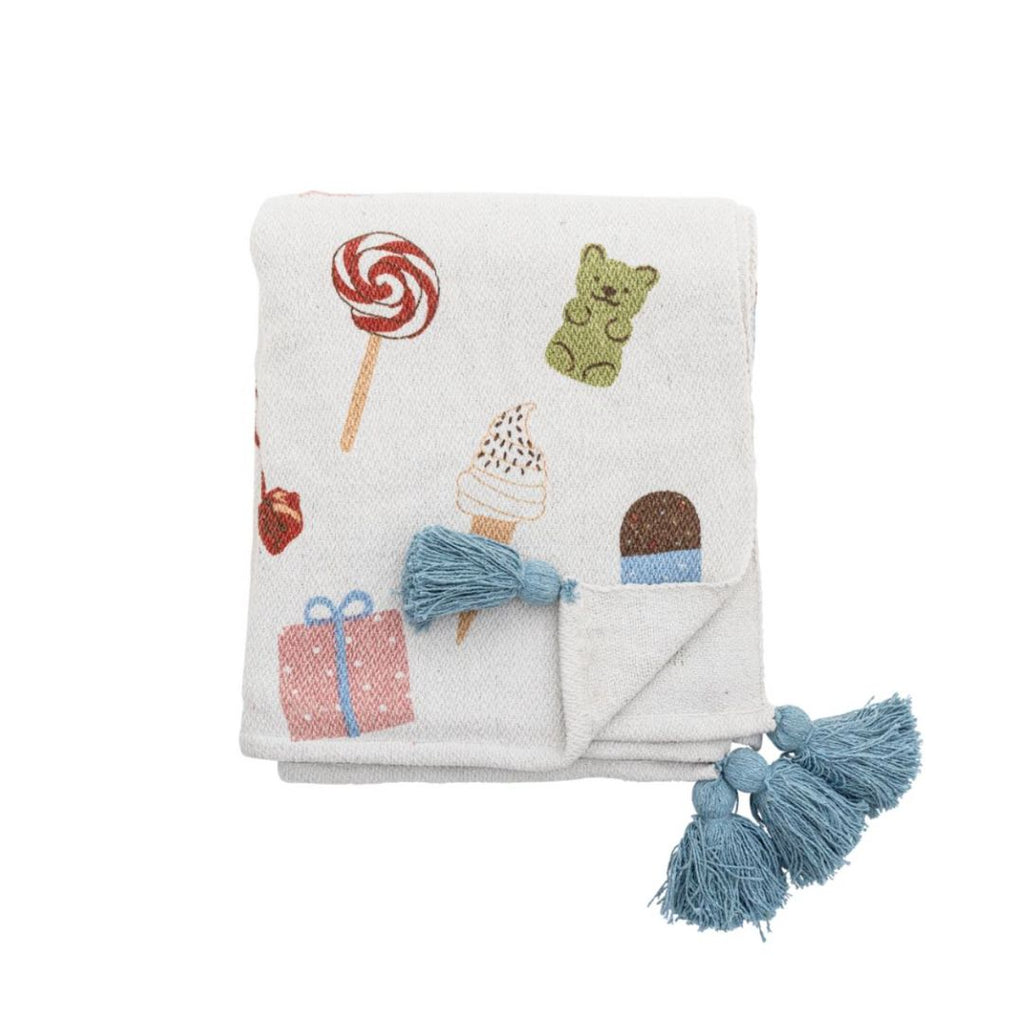 Sweets Cotton Throw, the best customized gift and gifts for her and for him from Inna Carton online shop Dubai, UAE!