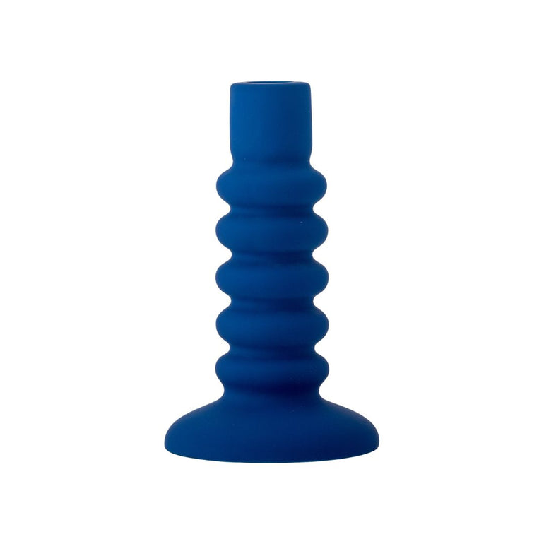 Thorne Stoneware Candle Holder | Tall Blue, the best customized gift and gifts for her and for him from Inna Carton online shop Dubai, UAE!
