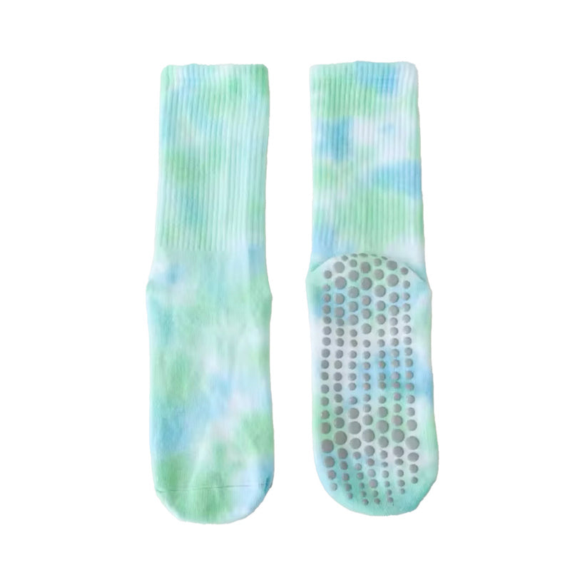 Tie Die Grip Socks Mint, the best customized gift and gifts for her and for him from Inna Carton online shop Dubai, UAE!