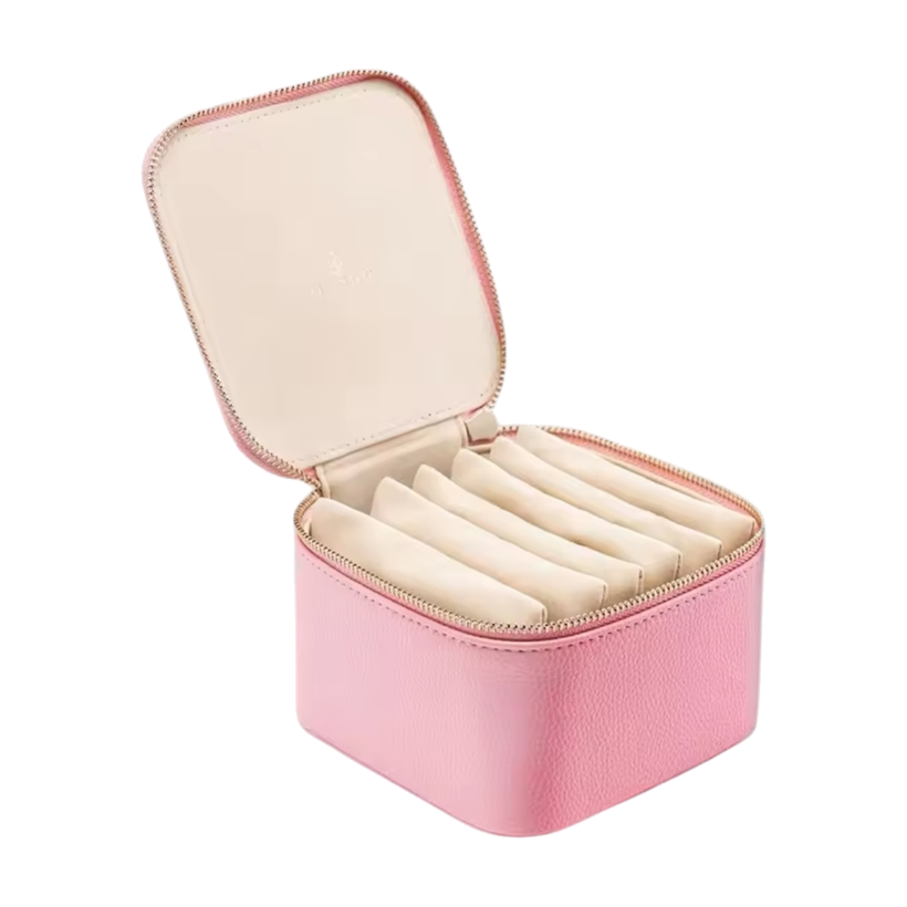Travel Jewelry Case pink, the best ramadan customize gift and gifts for her and for him from Inna Carton online shop Dubai, UAE!