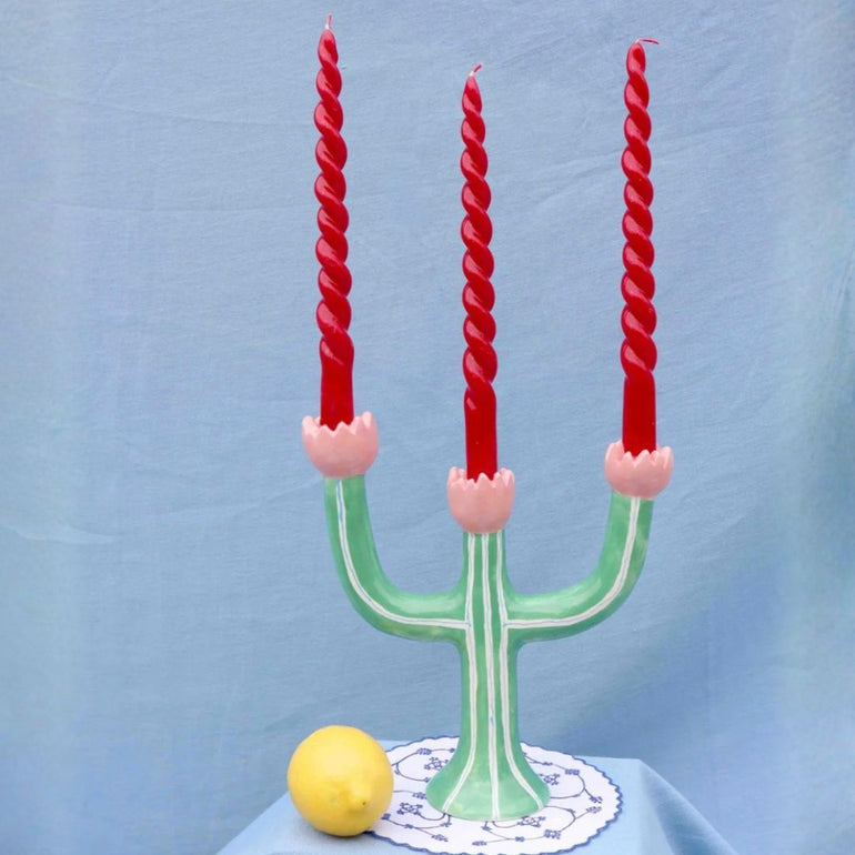 Tulip Ceramic Candle Holder, the best customized gift and gifts for her and for him from Inna Carton online shop Dubai, UAE!
