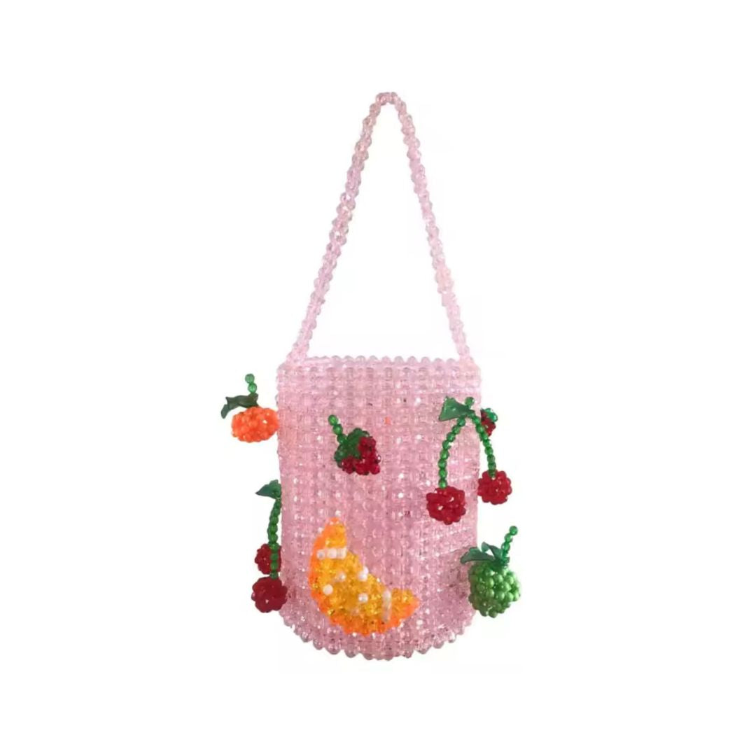 Tutti Fruity Beaded Bucket Bag, the best customized gift and gifts for her and for him from Inna Carton online shop Dubai, UAE!
