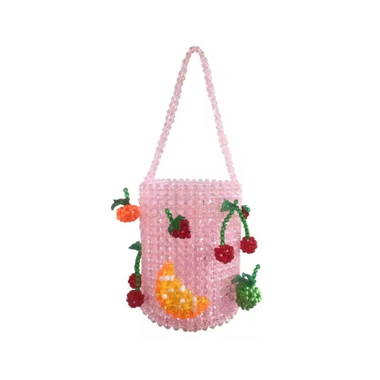 Tutti Fruity Beaded Bucket Bag, the best customized gift and gifts for her and for him from Inna Carton online shop Dubai, UAE!
