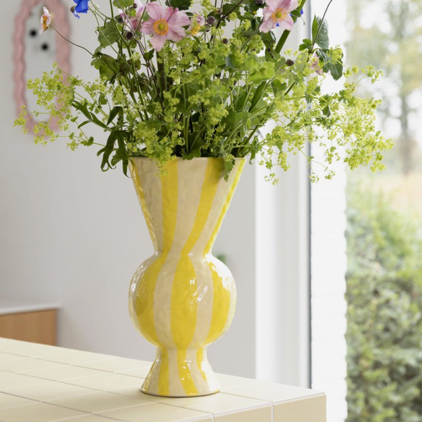 Vase Rhombic Yellow, the best customized gift and gifts for her and for him from Inna Carton online shop Dubai, UAE!
