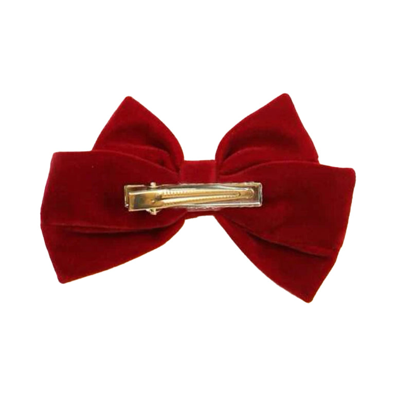Velvet Hair Bow | Red, shop the best Christmas gift gifts for her for him from Inna carton online store dubai, UAE!