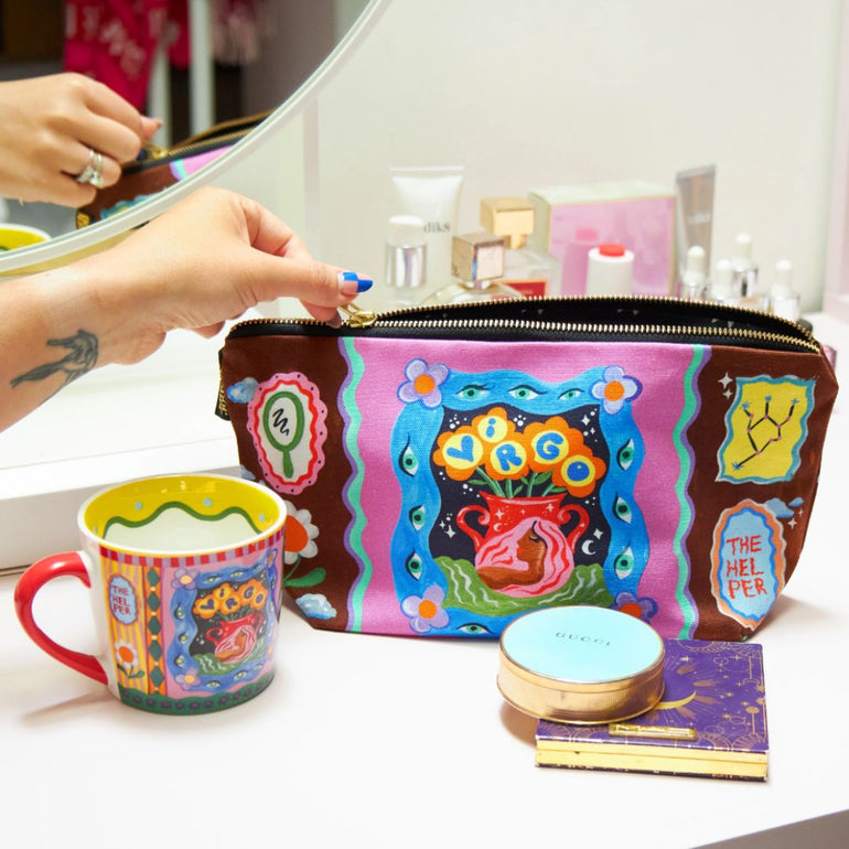 Virgo Zip Bag, the best customized gift and gifts for her and for him from Inna Carton online shop Dubai, UAE!
