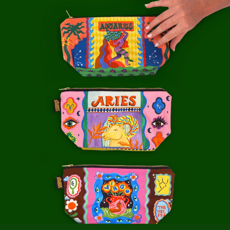 Virgo Zip Bag, the best customized gift and gifts for her and for him from Inna Carton online shop Dubai, UAE!
