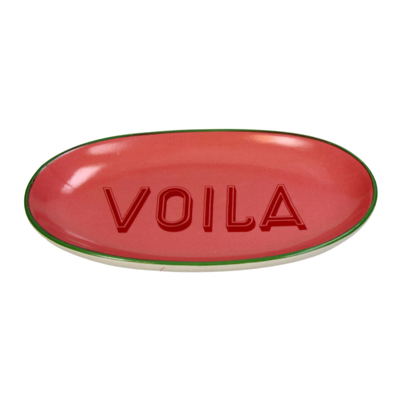 Voila Oval Plate, the best customized gift and gifts for her and for him from Inna Carton online shop Dubai, UAE!