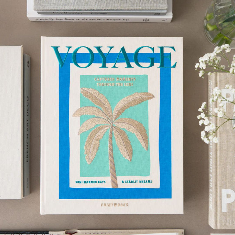 Voyage Embroidered Photo Album, the best customized gift and gifts for her and for him from Inna Carton online shop Dubai, UAE!
