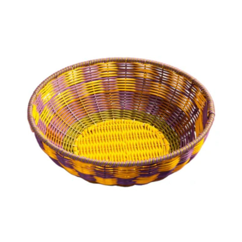 Woven Bowl | Yellow & Lilac, the best customized gift and gifts for her and for him from Inna Carton online shop Dubai, UAE!
