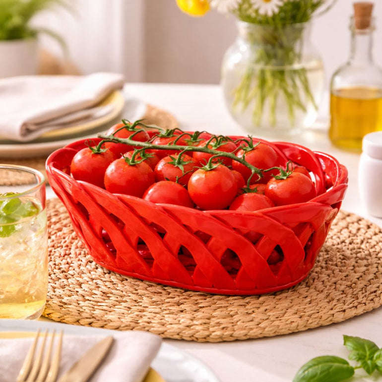 Woven Ceramic Bowl Red, the best customized gift and gifts for her and for him from Inna Carton online shop Dubai, UAE!
