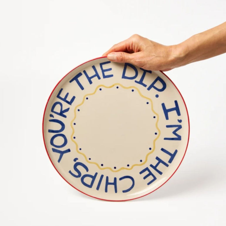 You're The Dip, I'm The Chips Ceramic Serving Platter, the best customized gift and gifts for her and for him from Inna Carton online shop Dubai, UAE!

