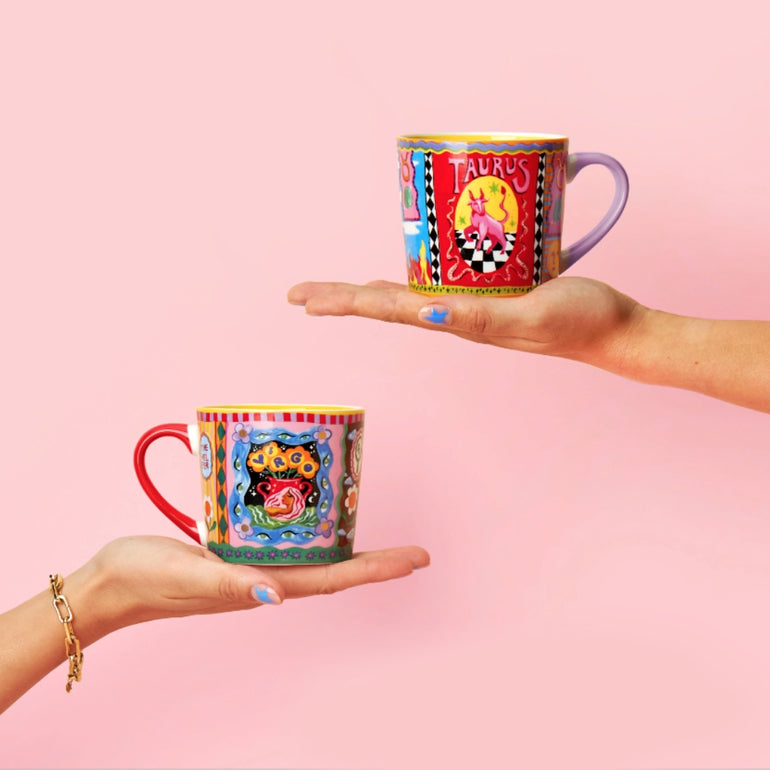 Taurus Porcelain Mug, the best customized gift and gifts for her and for him from Inna Carton online shop Dubai, UAE!