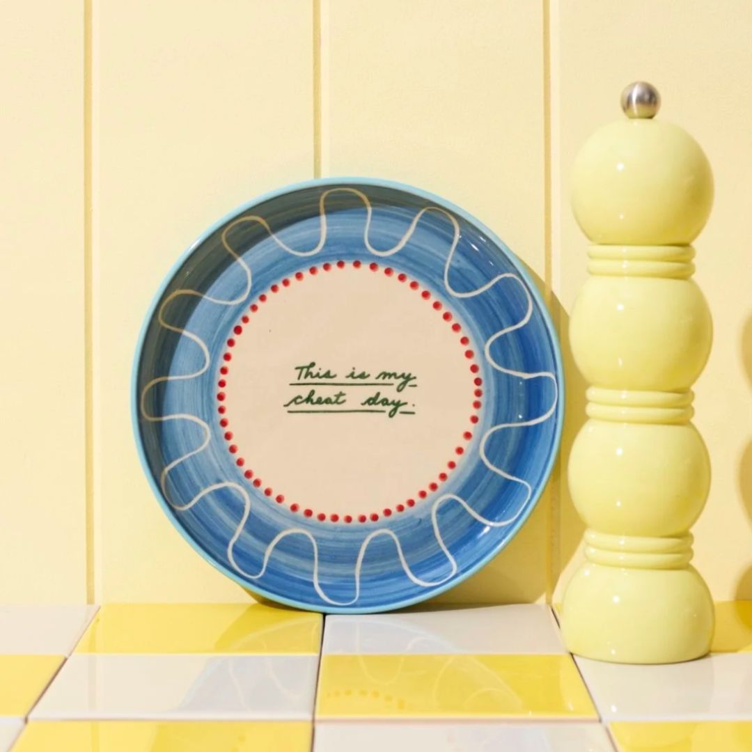 This Is My Cheat Day Ceramic Plate, the best customized gift and gifts for her and for him from Inna Carton online shop Dubai, UAE!
