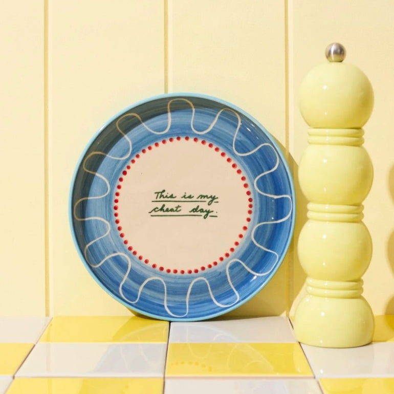 This Is My Cheat Day Ceramic Plate, the best customized gift and gifts for her and for him from Inna Carton online shop Dubai, UAE!
