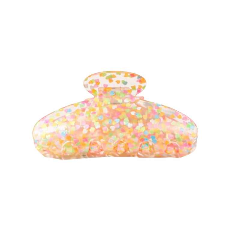 Confetti-print hair claw clip, the best customized gift and gifts for her and for him from Inna Carton online shop Dubai, UAE!

