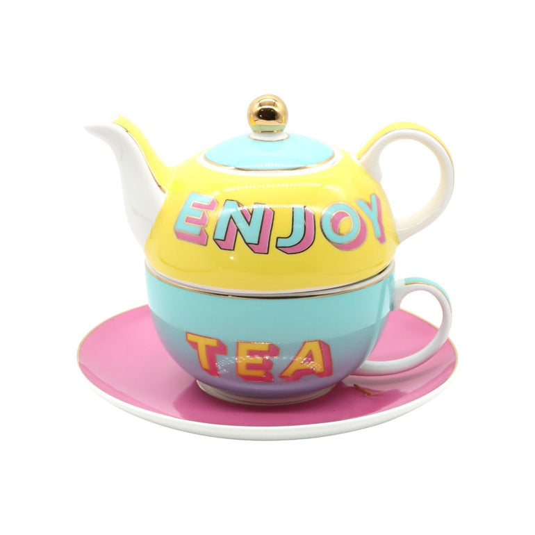 Enjoy Tea For One Porcelain Set, the best customized gift and gifts for her and for him from Inna Carton online shop Dubai, UAE!
