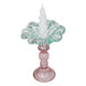 Fleur Glass Candleholder Mint, the best customized gift and gifts for her and for him from Inna Carton online shop Dubai, UAE!