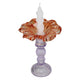 Fleur Glass Candleholder Peach, the best customized gift and gifts for her and for him from Inna Carton online shop Dubai, UAE!