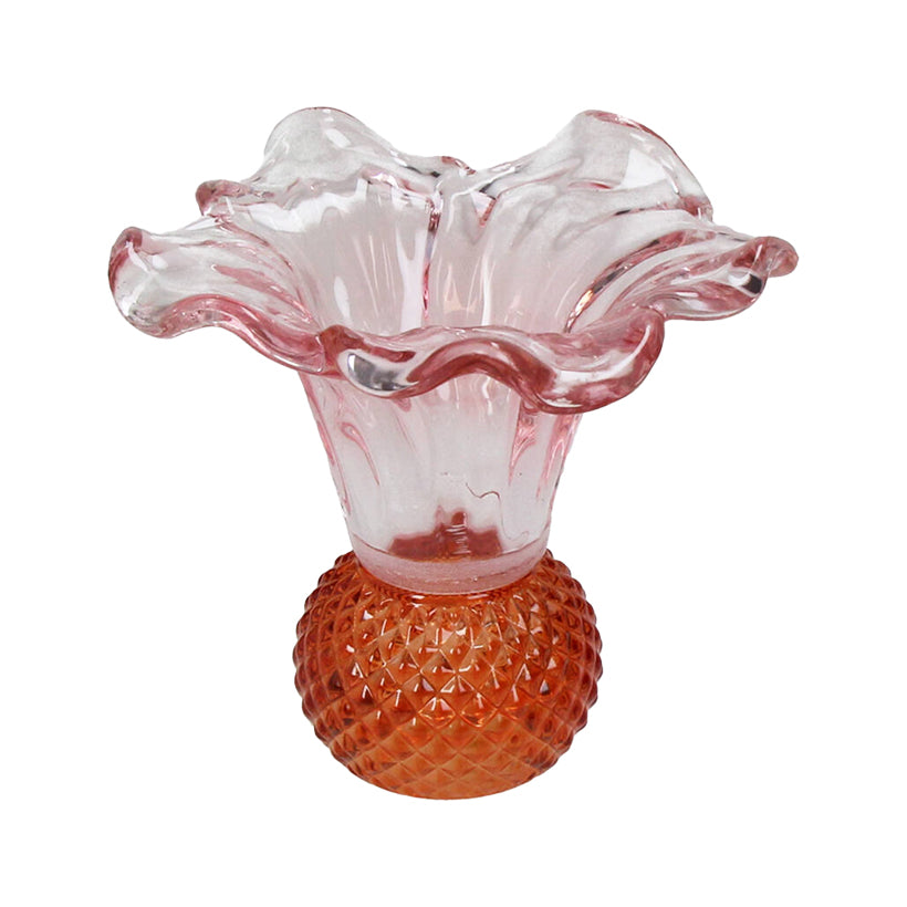 Fleur Glass Candleholder Tangy Pink, the best customized gift and gifts for her and for him from Inna Carton online shop Dubai, UAE!