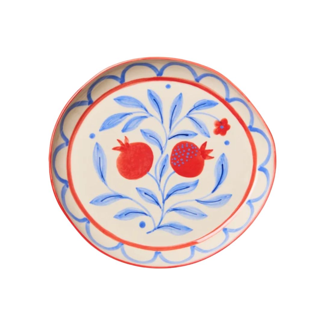 GRANADA Ceramic Pomegranate PLATE set, the best customized gift and gifts for her and for him from Inna Carton online shop Dubai, UAE!
