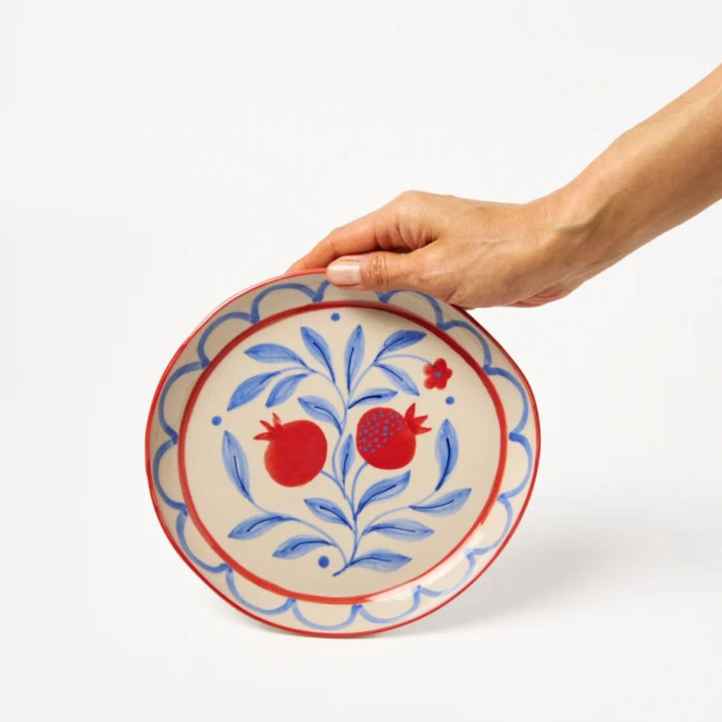 GRANADA Ceramic Pomegranate PLATE set, the best customized gift and gifts for her and for him from Inna Carton online shop Dubai, UAE!
