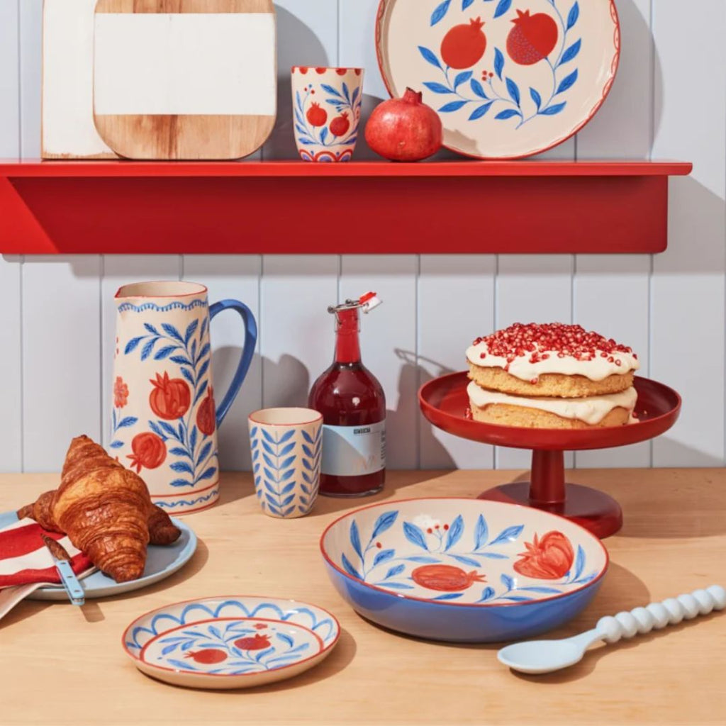 GRANADA Ceramic Pomegranate PLATE set, the best customized gift and gifts for her and for him from Inna Carton online shop Dubai, UAE!
