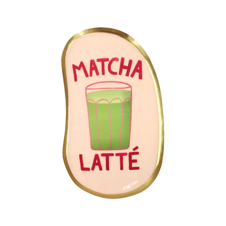 Matcha Latte Iron Tray, the best customized gift and gifts for her and for him from Inna Carton online shop Dubai, UAE!
