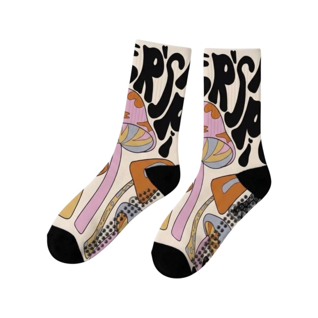 Mushroom Antigrip  Socks, the best customized gift and gifts for her and for him from Inna Carton online shop Dubai, UAE!
