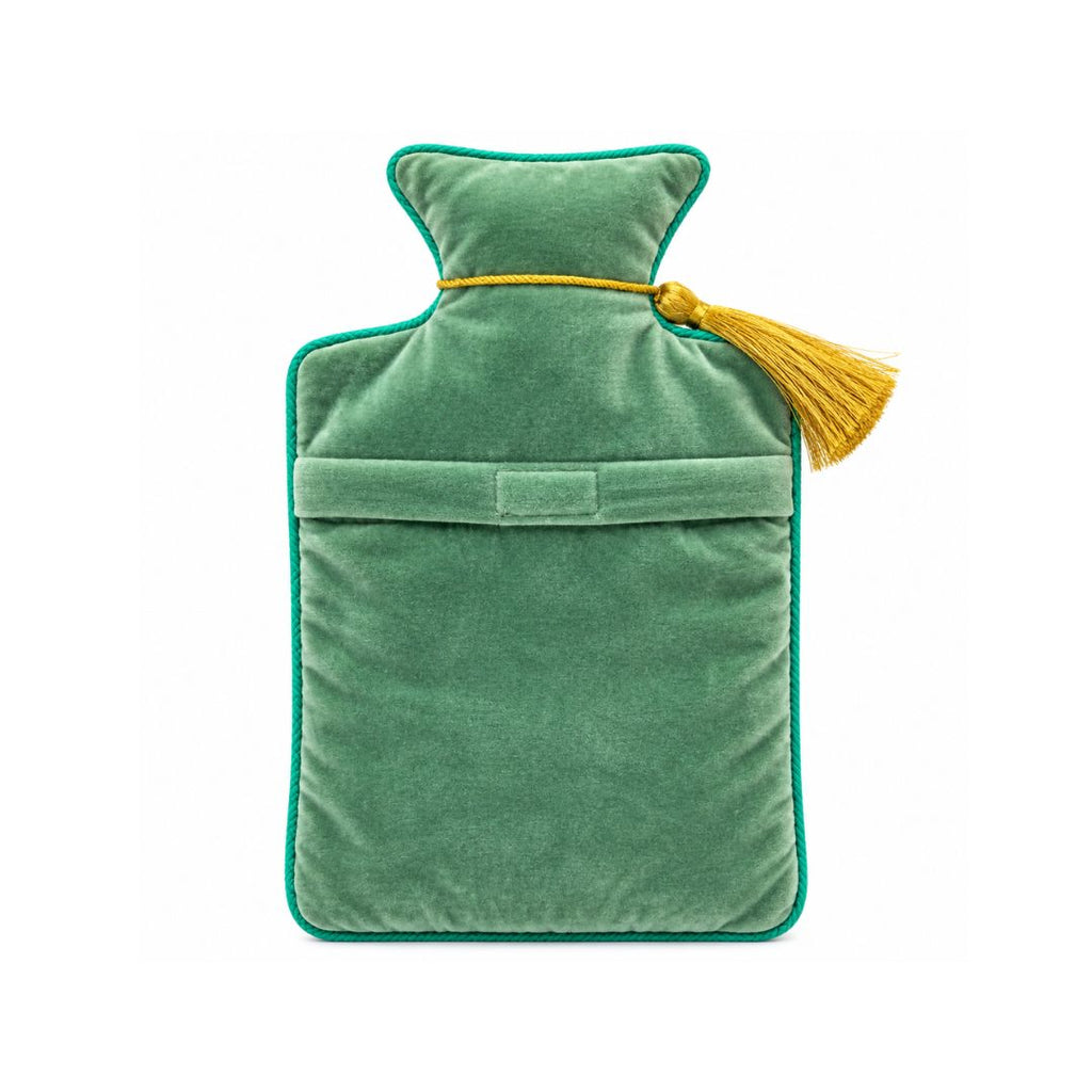 Mystical Mushroom Embroidered Velvet Hot Water Bottle, the best customized gift and gifts for her and for him from Inna Carton online shop Dubai, UAE!
