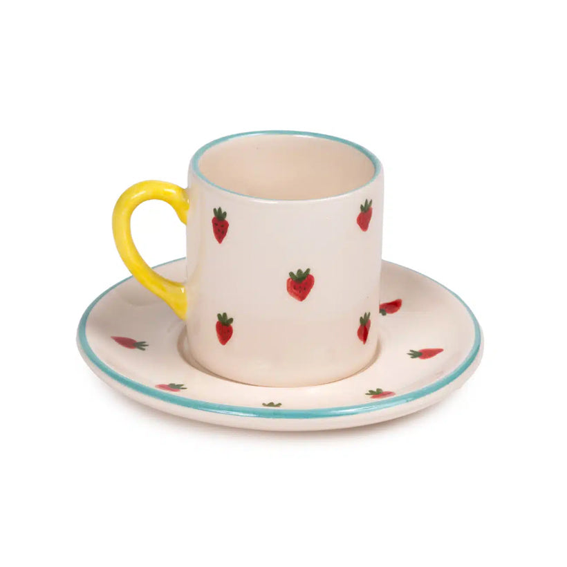Petite Berry Coffee Cup & Saucer, the best customized gift and gifts for her and for him from Inna Carton online shop Dubai, UAE!
