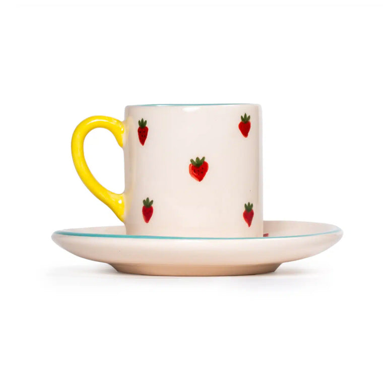 Petite Berry Coffee Cup & Saucer, the best customized gift and gifts for her and for him from Inna Carton online shop Dubai, UAE!