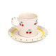 Petite Cherry Coffee Cup & Saucer, the best customized gift and gifts for her and for him from Inna Carton online shop Dubai, UAE!